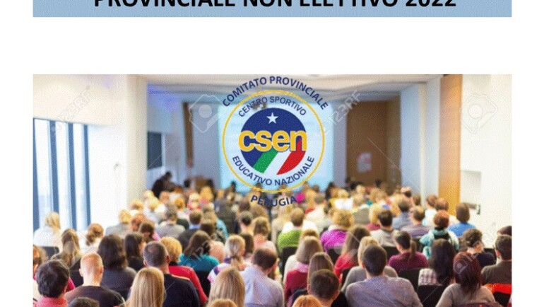 Congresso Provinciale non elettivo 10-11.04.22